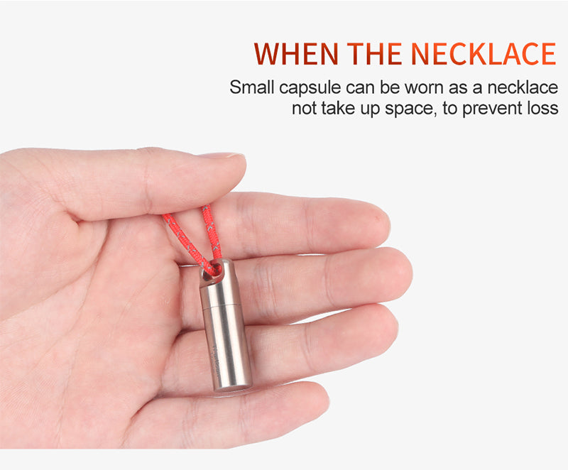 Compact Waterproof Pill Capsule