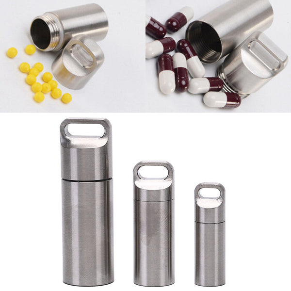 Compact Waterproof Pill Capsule