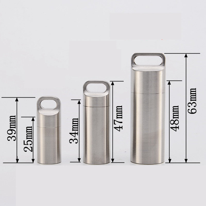Compact Waterproof Pill Capsule